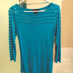 Teal blouse